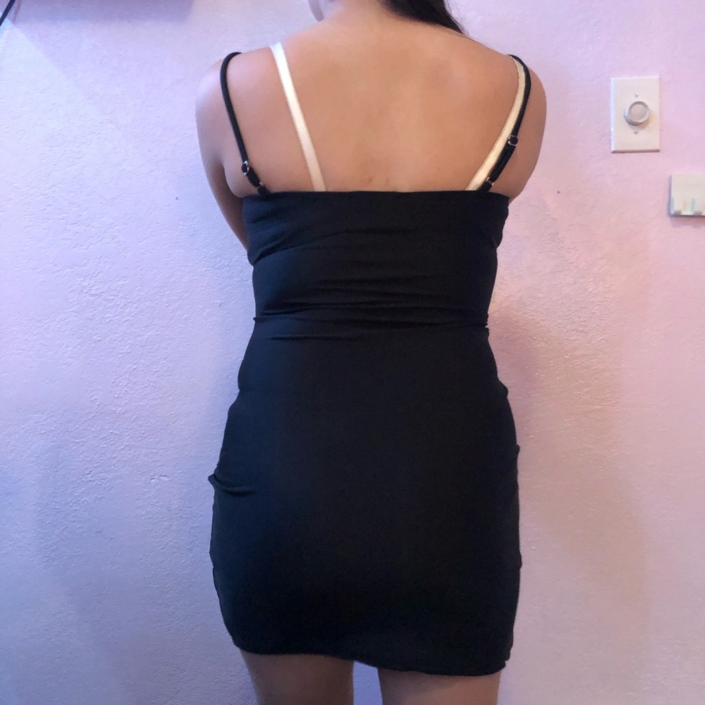 SOLD Black Short Dress - Picture 4 of 4